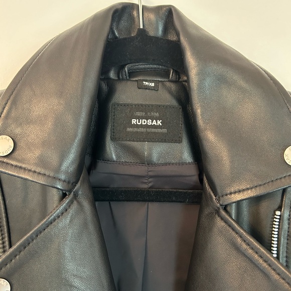 RUDSAK WOMANS MOTO LEATHER JACKET - Picture 5 of 5